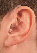 Picture of a Person wearing a Hearing Aid