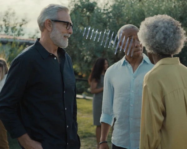 Elderly Gathering Crowd